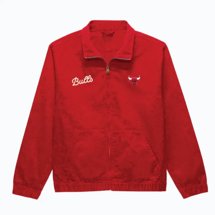 Chicago Bulls Work Red Cotton Jacket