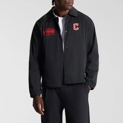 Clevelands Guardians Coaches Black Jacket