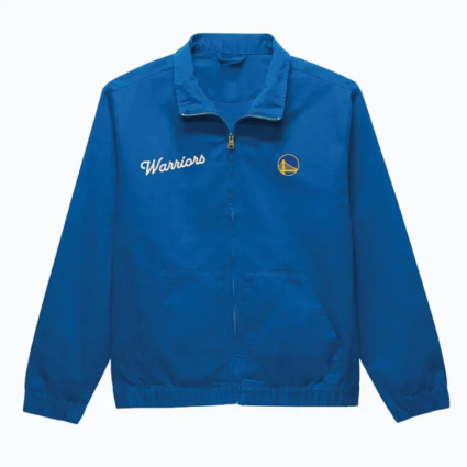 Golden State Warriors Work Royal Cotton Jacket