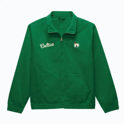 Green NBA Boston Celtics Work Jacket