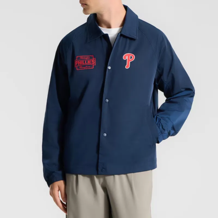 Philadelphia Phillies Coaches True Navy Jacket