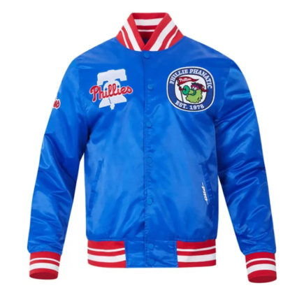 Phillie Phanatic Blue Mascot Philadelphia Phillies Jacket