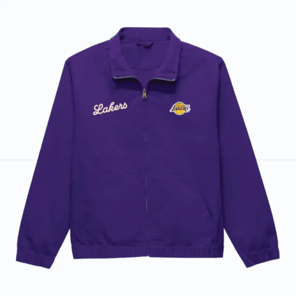 Purple NBA Los Angeles Lakers Work Jacket