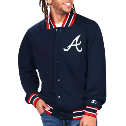 Secret Weapon Atlanta Braves Navy Jacket
