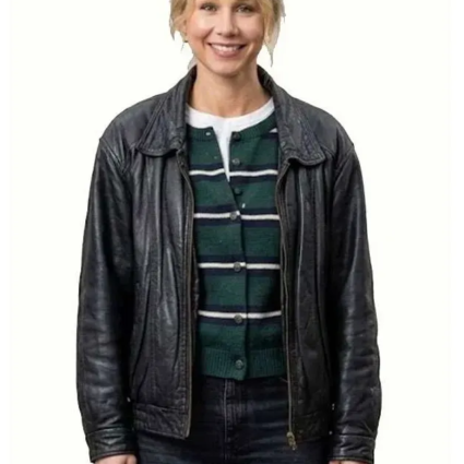 Adults Season 01 Lucy Freyer Leather Jacket