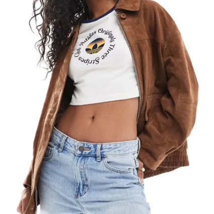 Adults Season 01 Lucy Freyer Suede Jacket