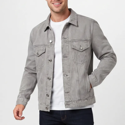 Grand Theft Auto VI Jason Duval Gray Denim Jacket