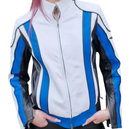 Greta Lee Tron Ares Leather Jacket