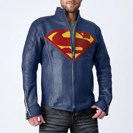 Man of Steel Superman Leather Jacket