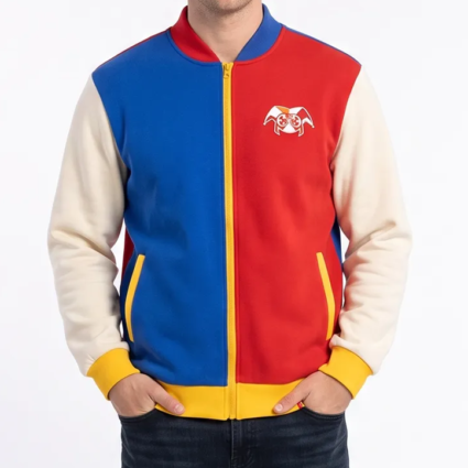 The Amazing Digital Circus Pomni Varsity Bomber Jacket