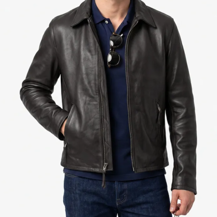 Val Kilmer Spartan Leather Jacket