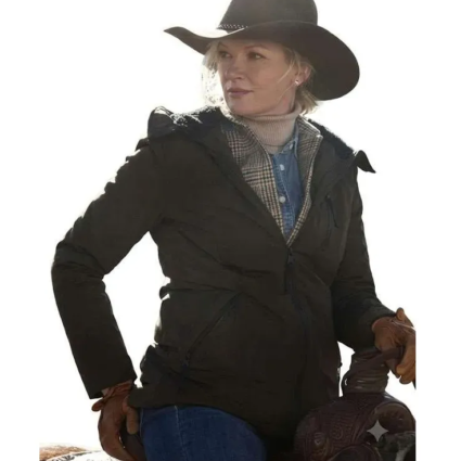 Yellowstone Gretchen Mol Dark Green Jacket