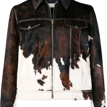Cowhide Hair On Leather Jacket
