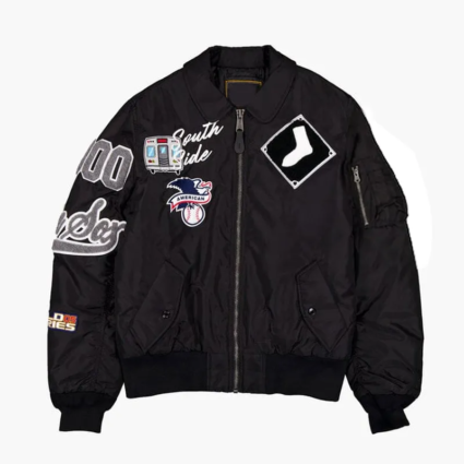 MA-1 Chicago White Sox Collared Bomber Jacket